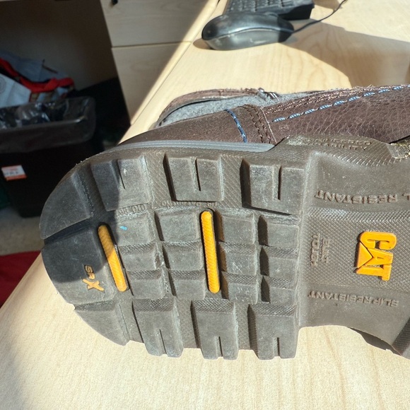 Caterpillar “Jace St” Sz 7 MINT worn briefly Women's steel toed work boots - Picture 3 of 16